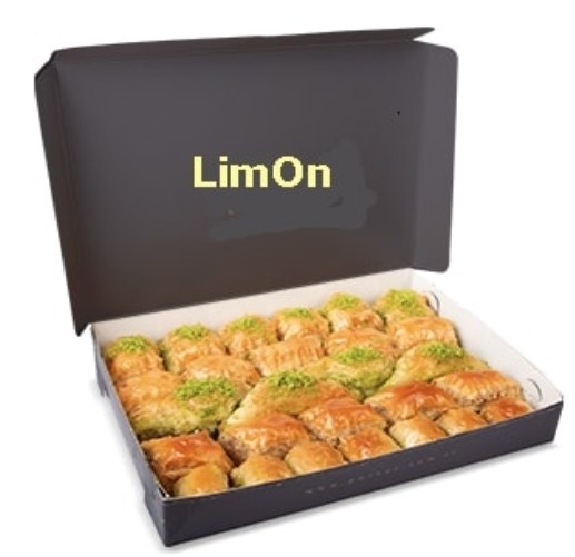1000 Gr ( 1 Kg ) Karışık cevizli ve fıstıklı Baklava NiÄŸde pasta sipariÅŸi