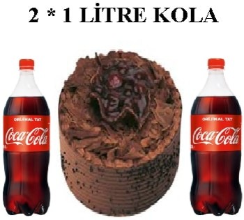 6-9 Kişilik Parça Çikolatalı Pasta & 2x1 Lt Cola Avantajı NiÄŸde pasta sipariÅŸi