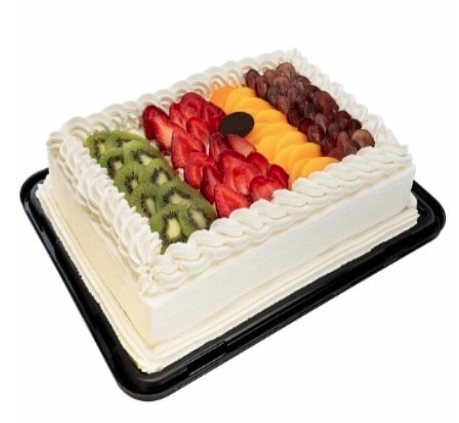 Büyük Topluluklar İçin 30 Kişilik Kare Dikdörtgen Meyveli Lezzet Niğde pasta siparişi