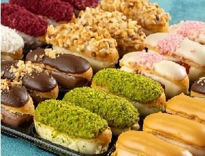 Çay Saati İçin İdeal 1 Kg Karışık Ekler NiÄŸde pasta sipariÅŸi
